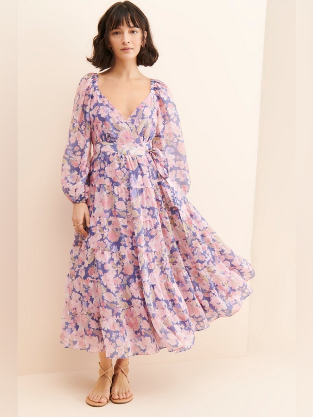 ASTR The Label Jannika Wrap Dress Size M